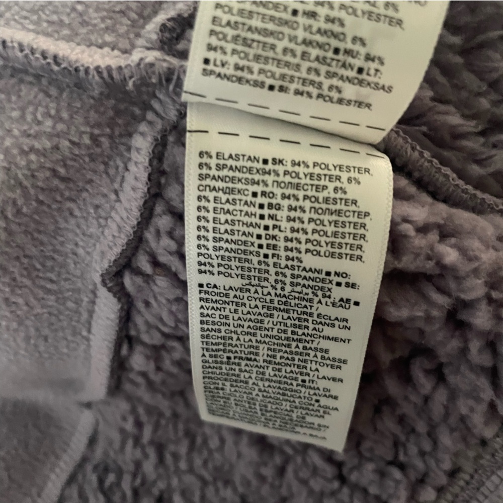 Athleta Girl Cloud Fleece Full Zip Hoodie size14 - Picture 8 of 16